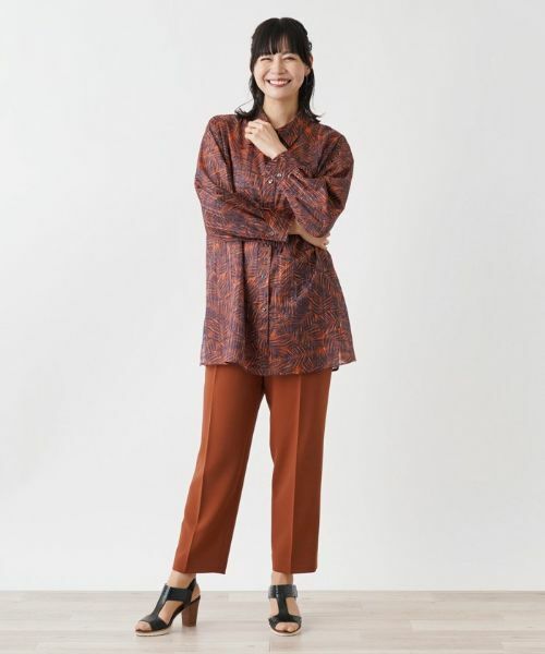 Leilian PLUS HOUSE / レリアンプラスハウス その他パンツ | センタープレスパンツ | 詳細1