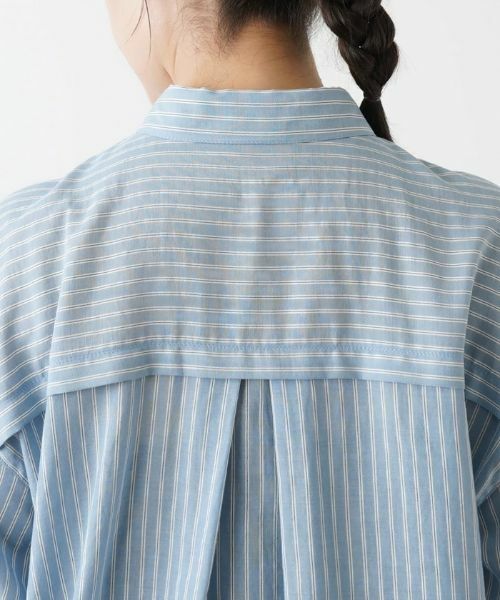 Leilian PLUS HOUSE / レリアンプラスハウス シャツ・ブラウス | ストライプブラウス | 詳細11