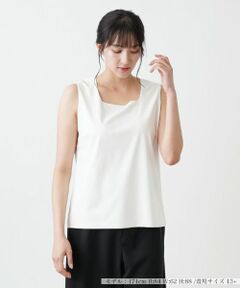 Leilian PLUS HOUSE / レリアンプラスハウス カットソー | 【店舗人気】ノースリーブカットソー