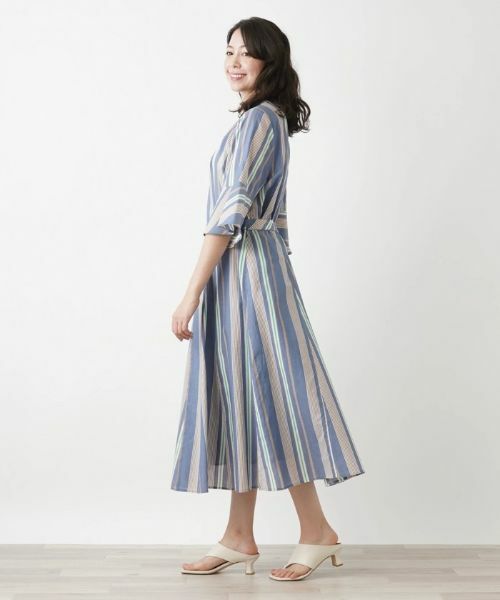 Leilian PLUS HOUSE / レリアンプラスハウス ミニ・ひざ丈スカート | 【セットアップ対応商品】フレアスカート【プラス企画】 | 詳細2