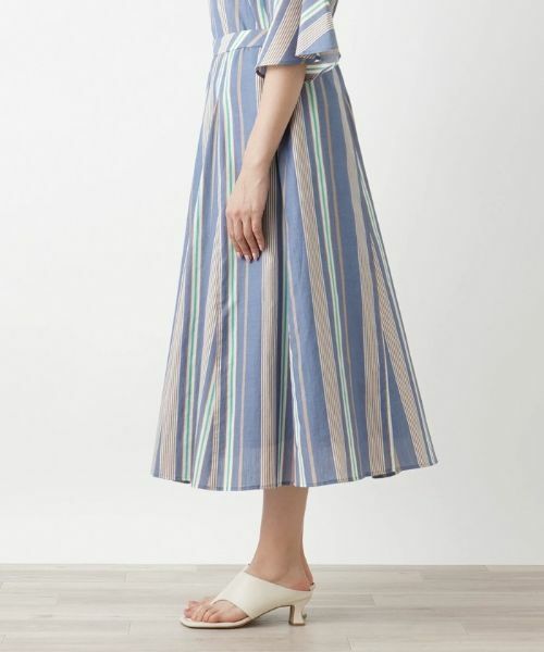 Leilian PLUS HOUSE / レリアンプラスハウス ミニ・ひざ丈スカート | 【セットアップ対応商品】フレアスカート【プラス企画】 | 詳細5