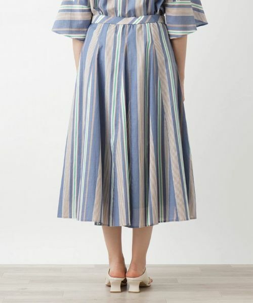 Leilian PLUS HOUSE / レリアンプラスハウス ミニ・ひざ丈スカート | 【セットアップ対応商品】フレアスカート【プラス企画】 | 詳細6