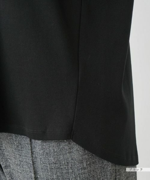 Leilian PLUS HOUSE / レリアンプラスハウス カットソー | 【店舗人気】切替えフレンチスリーブカットソー | 詳細13