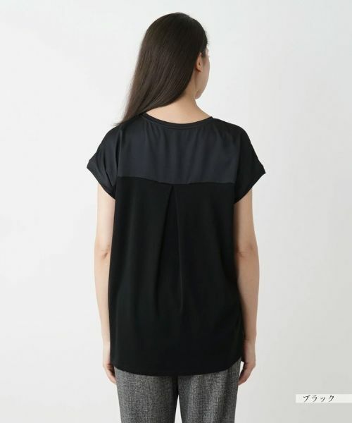 Leilian PLUS HOUSE / レリアンプラスハウス カットソー | 【店舗人気】切替えフレンチスリーブカットソー | 詳細9