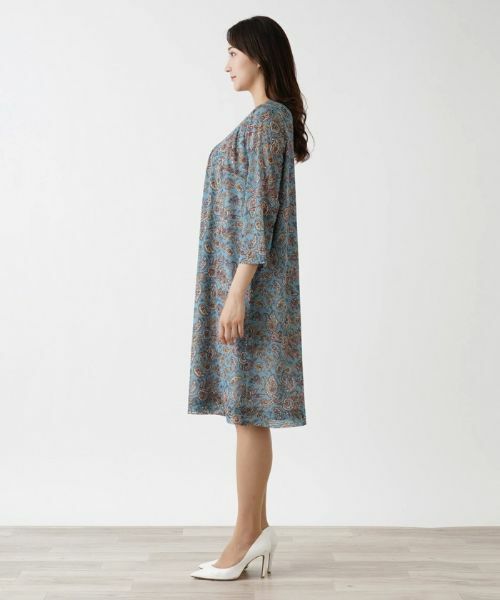 Leilian PLUS HOUSE / レリアンプラスハウス ドレス | 【店舗人気】ペイズリーワンピース【ERICA】 | 詳細11