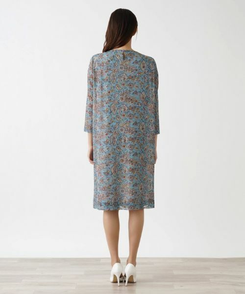 Leilian PLUS HOUSE / レリアンプラスハウス ドレス | 【店舗人気】ペイズリーワンピース【ERICA】 | 詳細12