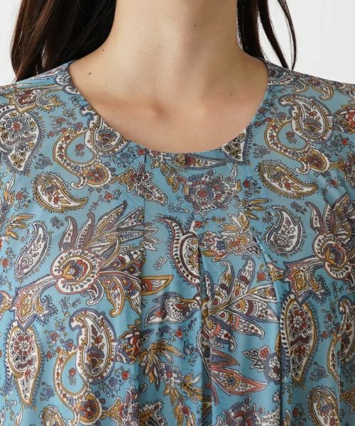 Leilian PLUS HOUSE / レリアンプラスハウス ドレス | 【店舗人気】ペイズリーワンピース【ERICA】 | 詳細13