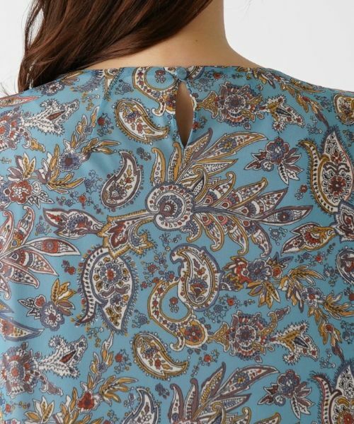 Leilian PLUS HOUSE / レリアンプラスハウス ドレス | 【店舗人気】ペイズリーワンピース【ERICA】 | 詳細14
