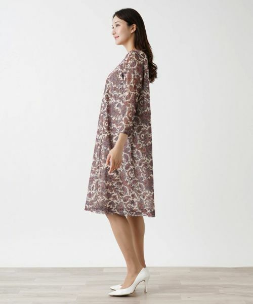 Leilian PLUS HOUSE / レリアンプラスハウス ドレス | 【店舗人気】ペイズリーワンピース【ERICA】 | 詳細2