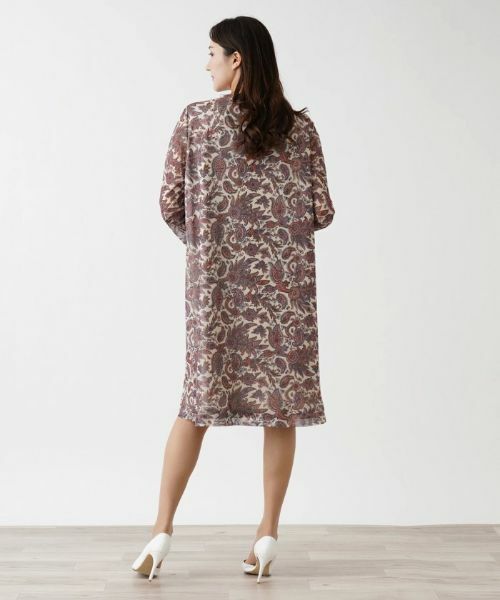 Leilian PLUS HOUSE / レリアンプラスハウス ドレス | 【店舗人気】ペイズリーワンピース【ERICA】 | 詳細3