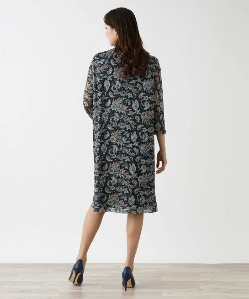 Leilian PLUS HOUSE / レリアンプラスハウス ドレス | 【店舗人気】ペイズリーワンピース【ERICA】 | 詳細6