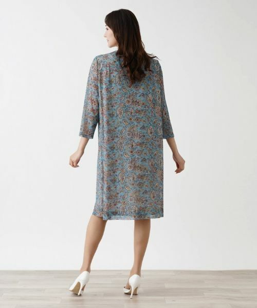 Leilian PLUS HOUSE / レリアンプラスハウス ドレス | 【店舗人気】ペイズリーワンピース【ERICA】 | 詳細9