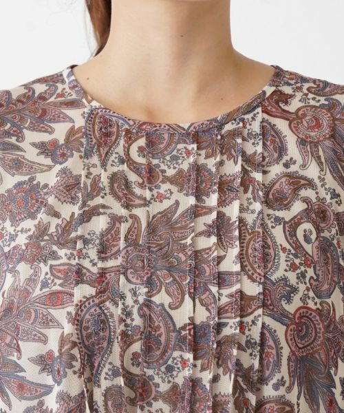 Leilian PLUS HOUSE / レリアンプラスハウス カットソー | ペイズリーブラウス【ERICA】 | 詳細13