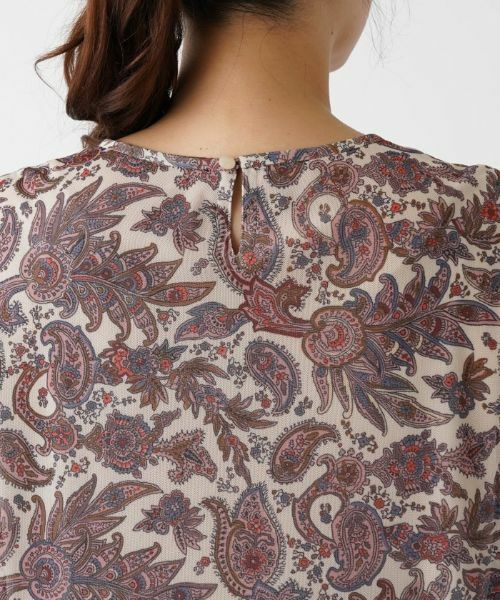 Leilian PLUS HOUSE / レリアンプラスハウス カットソー | ペイズリーブラウス【ERICA】 | 詳細14