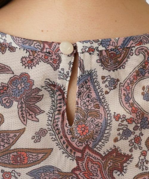 Leilian PLUS HOUSE / レリアンプラスハウス カットソー | ペイズリーブラウス【ERICA】 | 詳細15