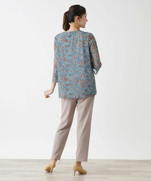 Leilian PLUS HOUSE / レリアンプラスハウス カットソー | ペイズリーブラウス【ERICA】 | 詳細6