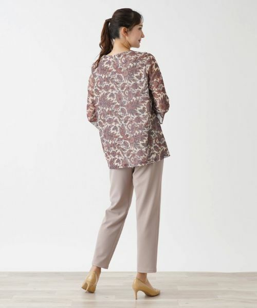 Leilian PLUS HOUSE / レリアンプラスハウス カットソー | ペイズリーブラウス【ERICA】 | 詳細9