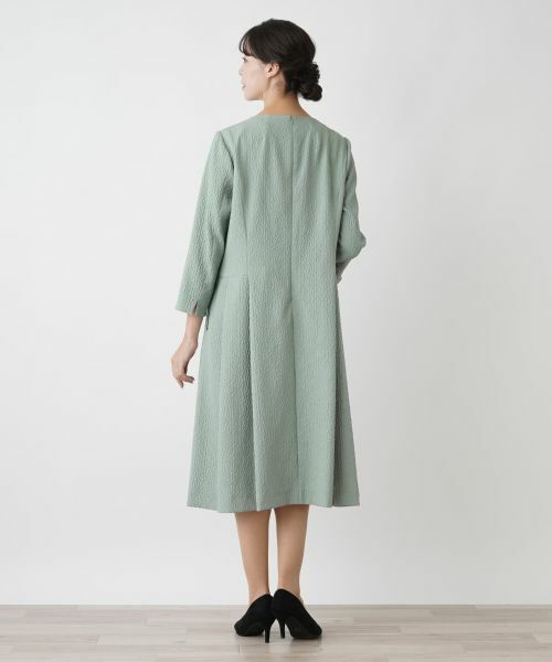 Leilian PLUS HOUSE / レリアンプラスハウス ドレス | スクエアネックワンピース | 詳細3