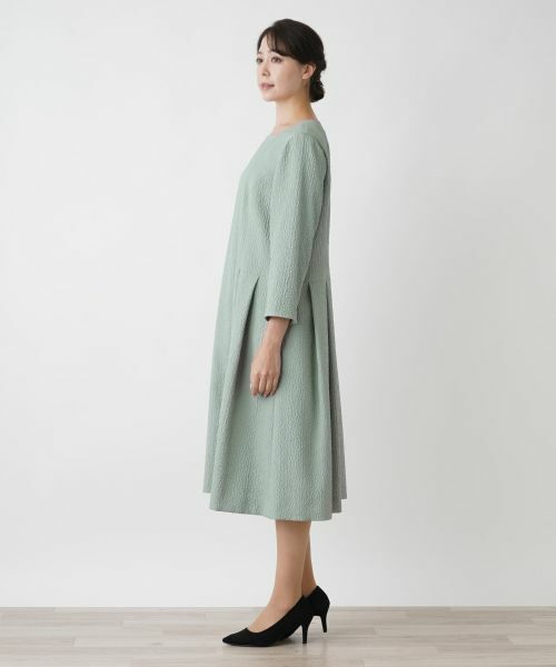 Leilian PLUS HOUSE / レリアンプラスハウス ドレス | スクエアネックワンピース | 詳細5