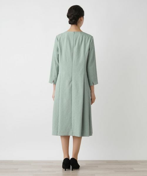 Leilian PLUS HOUSE / レリアンプラスハウス ドレス | スクエアネックワンピース | 詳細6