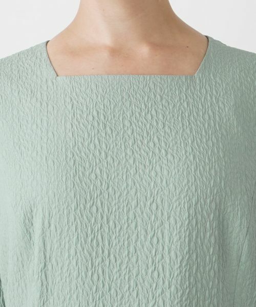 Leilian PLUS HOUSE / レリアンプラスハウス ドレス | スクエアネックワンピース | 詳細7