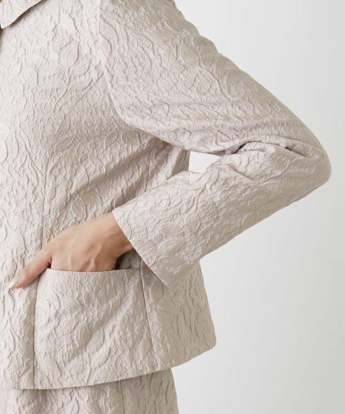 Leilian PLUS HOUSE / レリアンプラスハウス セットアップ | ジャカードスーツ【セレモニー】 | 詳細14