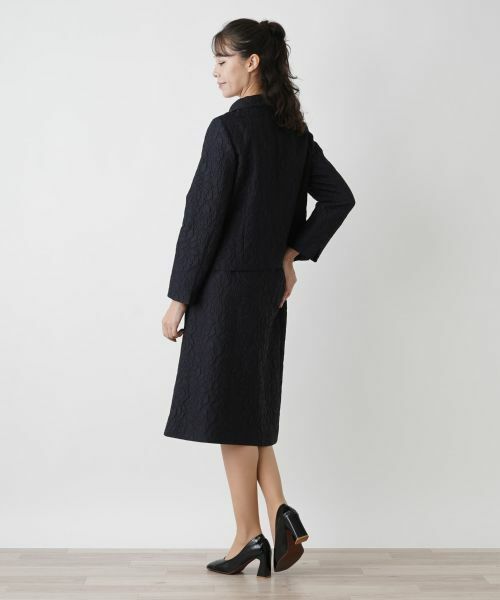 Leilian PLUS HOUSE / レリアンプラスハウス セットアップ | ジャカードスーツ【セレモニー】 | 詳細3