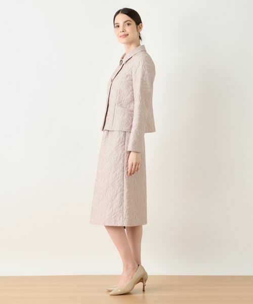 Leilian PLUS HOUSE / レリアンプラスハウス セットアップ | ジャカードスーツ【セレモニー】 | 詳細4