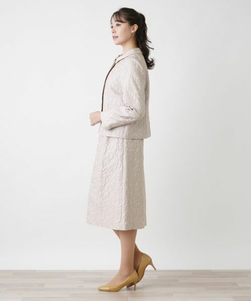 Leilian PLUS HOUSE / レリアンプラスハウス セットアップ | ジャカードスーツ【セレモニー】 | 詳細6