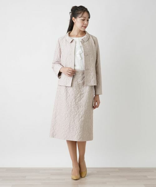 Leilian PLUS HOUSE / レリアンプラスハウス セットアップ | ジャカードスーツ【セレモニー】 | 詳細8