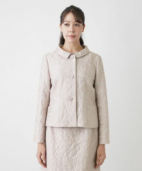 Leilian PLUS HOUSE / レリアンプラスハウス セットアップ | ジャカードスーツ【セレモニー】 | 詳細9