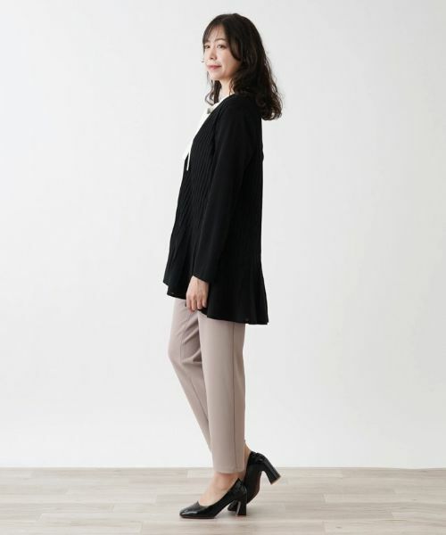 Leilian PLUS HOUSE / レリアンプラスハウス カーディガン・ボレロ | Vネックニットカーディガン【Leilian WHITE LABEL】 | 詳細2