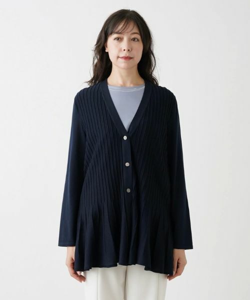 Leilian PLUS HOUSE / レリアンプラスハウス カーディガン・ボレロ | Vネックニットカーディガン【Leilian WHITE LABEL】 | 詳細7