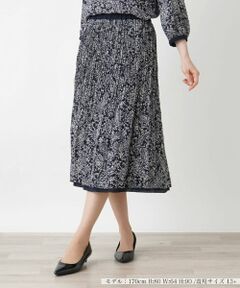 Leilian PLUS HOUSE / レリアンプラスハウス ロング・マキシ丈スカート | リバーシブルプリーツスカート【Leilian WHITE LABEL】