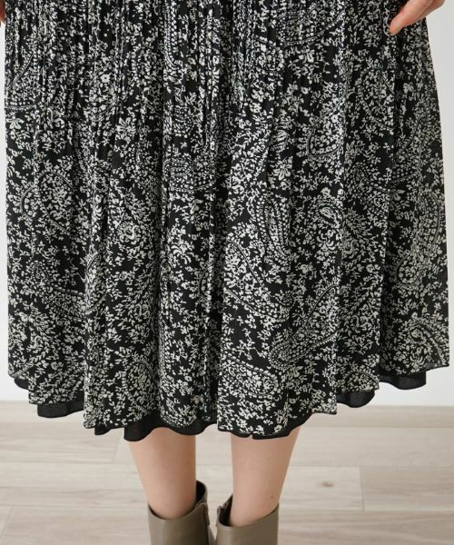 Leilian PLUS HOUSE / レリアンプラスハウス ロング・マキシ丈スカート | リバーシブルプリーツスカート【Leilian WHITE LABEL】 | 詳細13