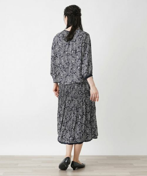 Leilian PLUS HOUSE / レリアンプラスハウス ロング・マキシ丈スカート | リバーシブルプリーツスカート【Leilian WHITE LABEL】 | 詳細3