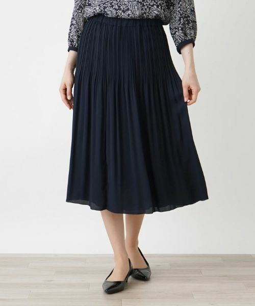 Leilian PLUS HOUSE / レリアンプラスハウス ロング・マキシ丈スカート | リバーシブルプリーツスカート【Leilian WHITE LABEL】 | 詳細4