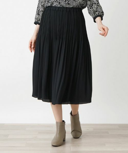 Leilian PLUS HOUSE / レリアンプラスハウス ロング・マキシ丈スカート | リバーシブルプリーツスカート【Leilian WHITE LABEL】 | 詳細8