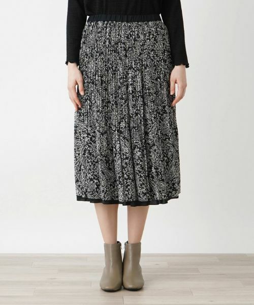 Leilian PLUS HOUSE / レリアンプラスハウス ロング・マキシ丈スカート | リバーシブルプリーツスカート【Leilian WHITE LABEL】 | 詳細9