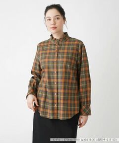 Leilian PLUS HOUSE / レリアンプラスハウス シャツ・ブラウス | チェックブラウス