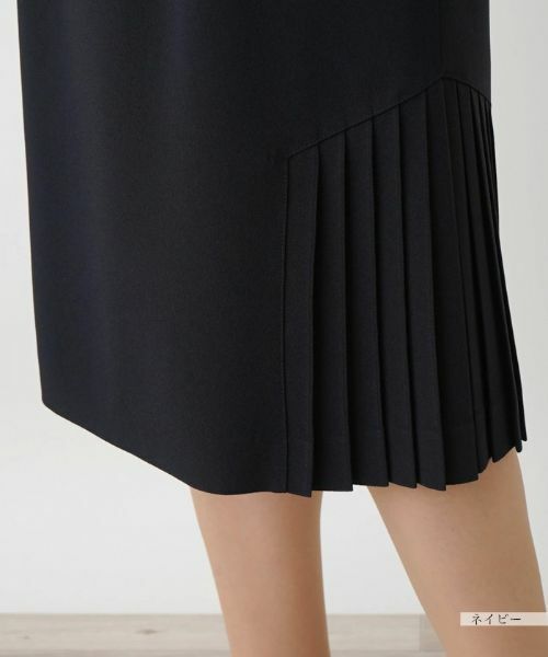 Leilian PLUS HOUSE / レリアンプラスハウス ミニ・ひざ丈スカート | サイドプリーツスカート | 詳細12