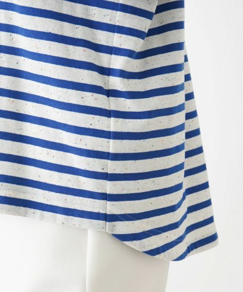 Leilian PLUS HOUSE / レリアンプラスハウス Tシャツ | マリンボーダープルオーバー | 詳細11
