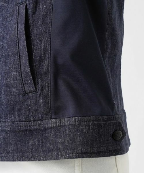 Leilian PLUS HOUSE / レリアンプラスハウス テーラードジャケット | ノーカラーデニムジャケット【Leilian WHITE LABEL】 | 詳細10