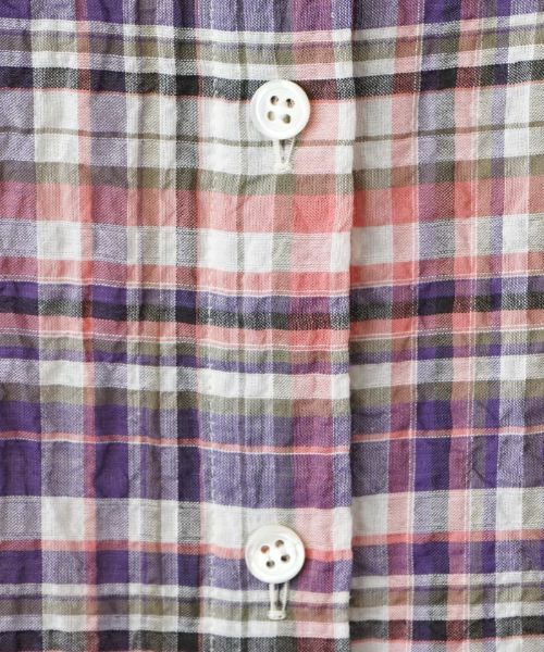 Leilian PLUS HOUSE / レリアンプラスハウス シャツ・ブラウス | チェックシャツブラウス【Leilian WHITE LABEL】 | 詳細10