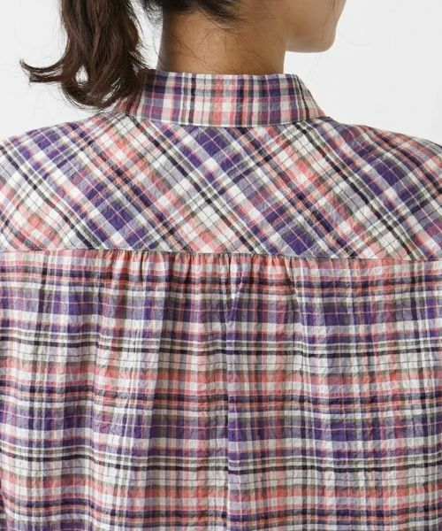 Leilian PLUS HOUSE / レリアンプラスハウス シャツ・ブラウス | チェックシャツブラウス【Leilian WHITE LABEL】 | 詳細8
