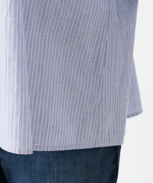 Leilian PLUS HOUSE / レリアンプラスハウス シャツ・ブラウス | フリルバンドカラーブラウス【Leilian WHITE LABEL】 | 詳細11