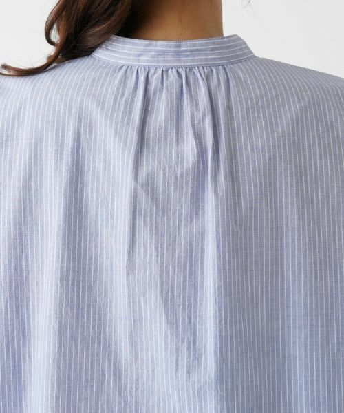 Leilian PLUS HOUSE / レリアンプラスハウス シャツ・ブラウス | フリルバンドカラーブラウス【Leilian WHITE LABEL】 | 詳細9