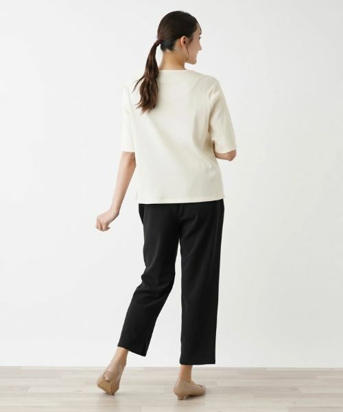 Leilian PLUS HOUSE / レリアンプラスハウス Tシャツ | 5分袖カットソー【BOURGE】 | 詳細14