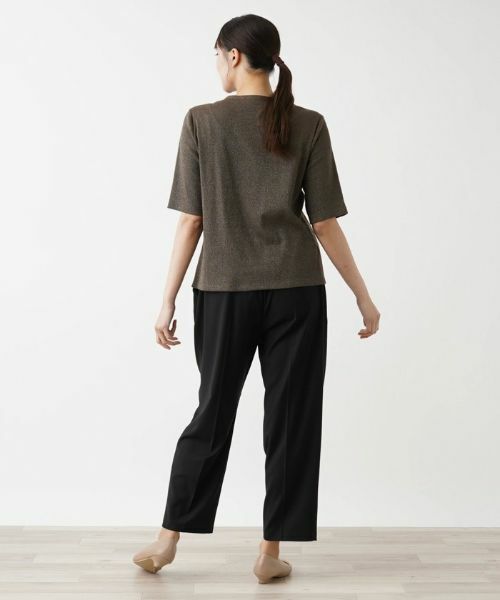 Leilian PLUS HOUSE / レリアンプラスハウス Tシャツ | 5分袖カットソー【BOURGE】 | 詳細17