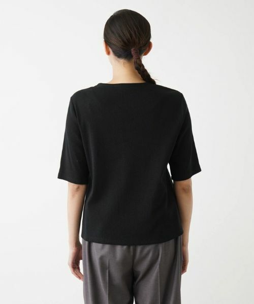 Leilian PLUS HOUSE / レリアンプラスハウス Tシャツ | 5分袖カットソー【BOURGE】 | 詳細6